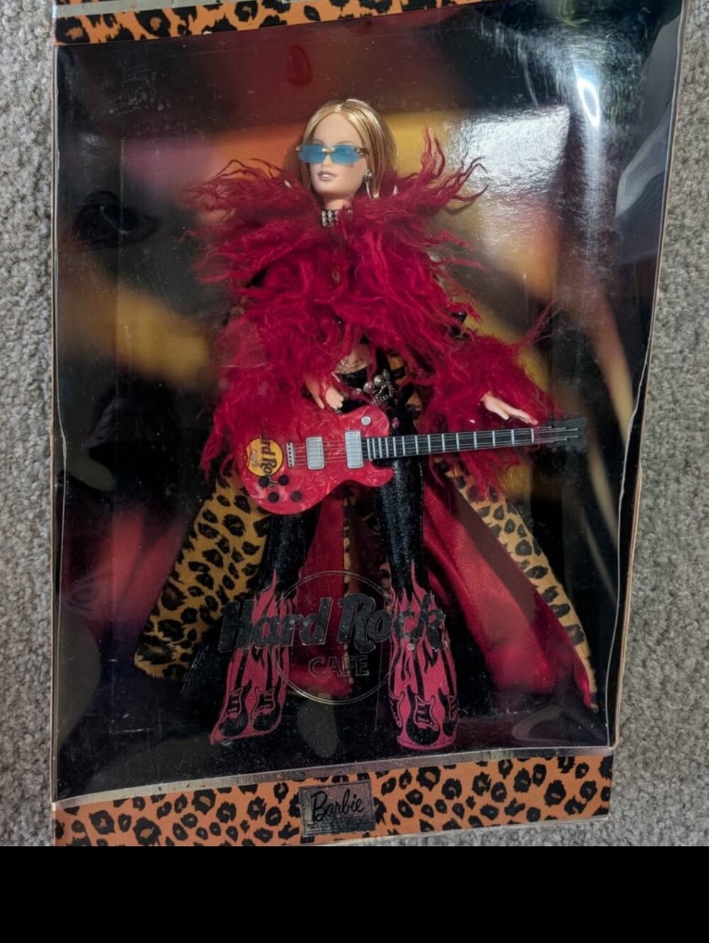 Barbie Vintage 90s Hard Rock Cafe Red Feather Rocker Doll